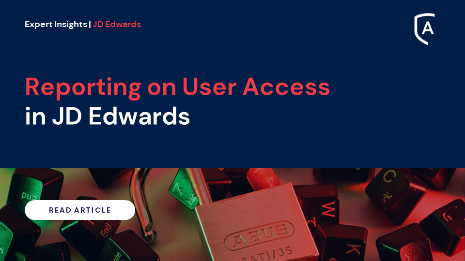Reporting on User Access in JD Edwards