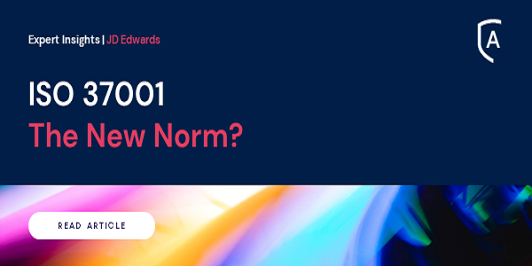 ISO 37001 The New Norm Mob