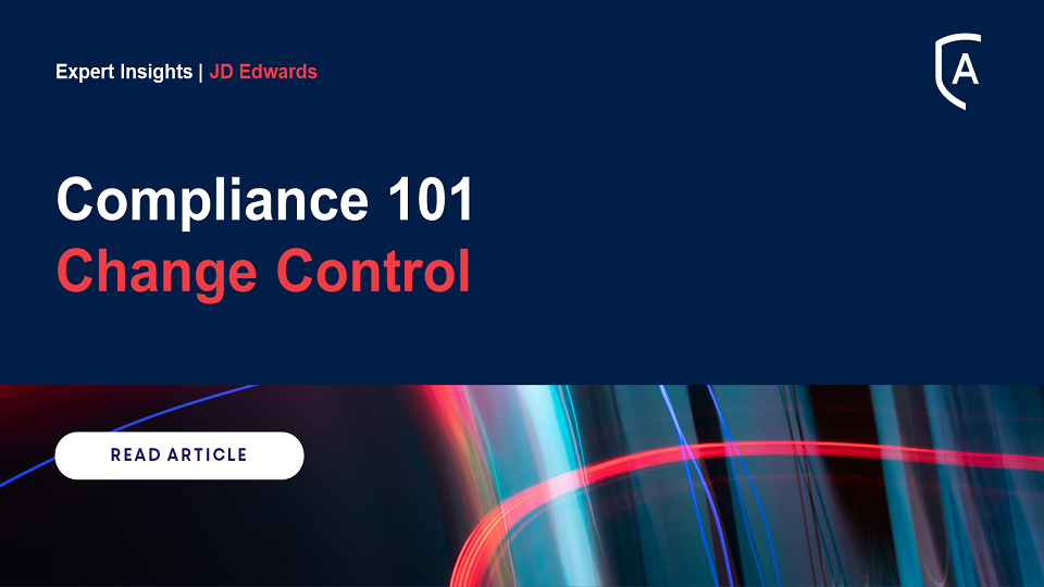 Compliance 101: Change Control