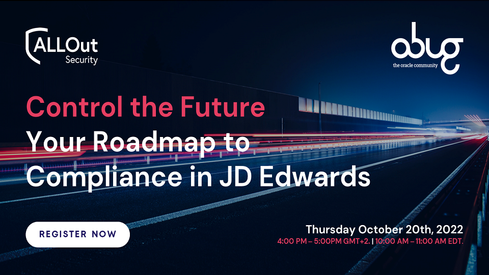 Control the Future: Your Roadmap to Compliance in JD Edwards