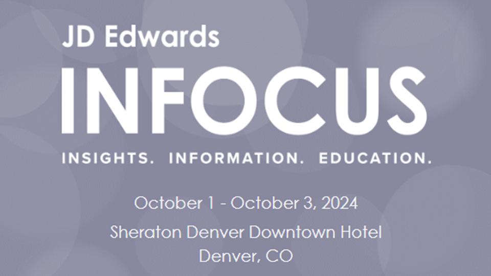 Join us at INFOCUS 2024 in Denver!