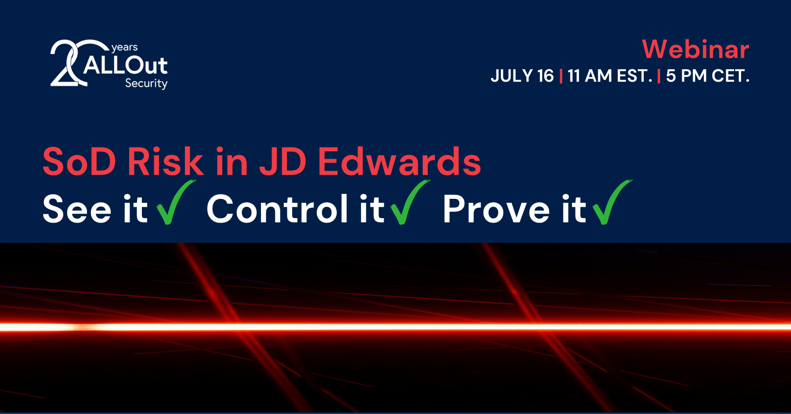 SoD Risk in JDE: See it. Control it. Prove it.