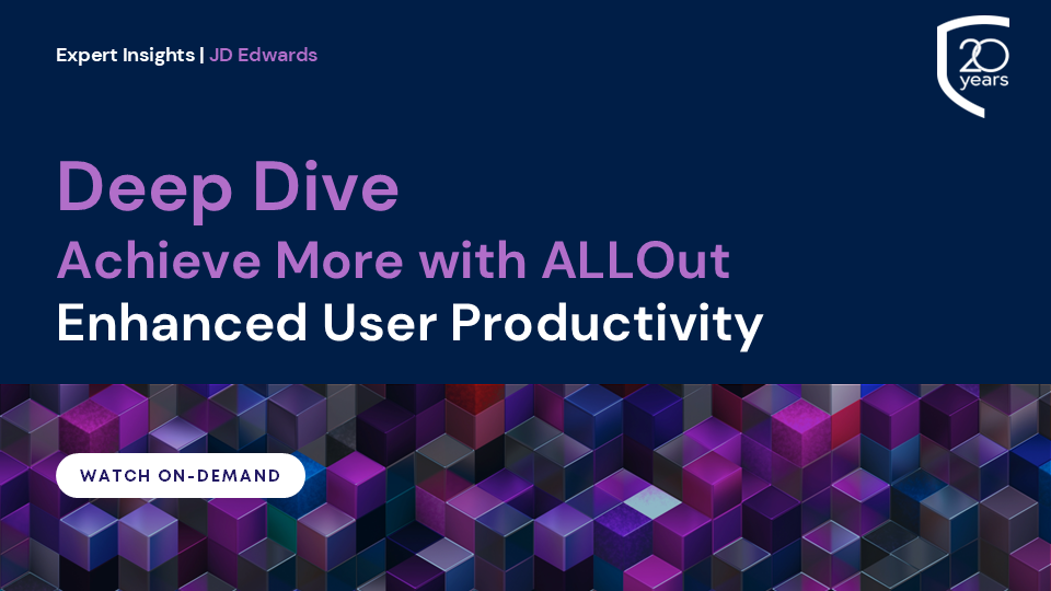 Deep Dive & Achieve More with ALLOut: Enhanced User Productivity