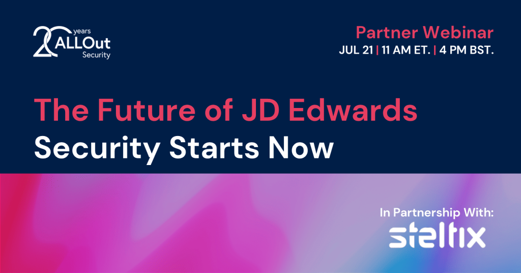 The Future of JDE Security Starts Now