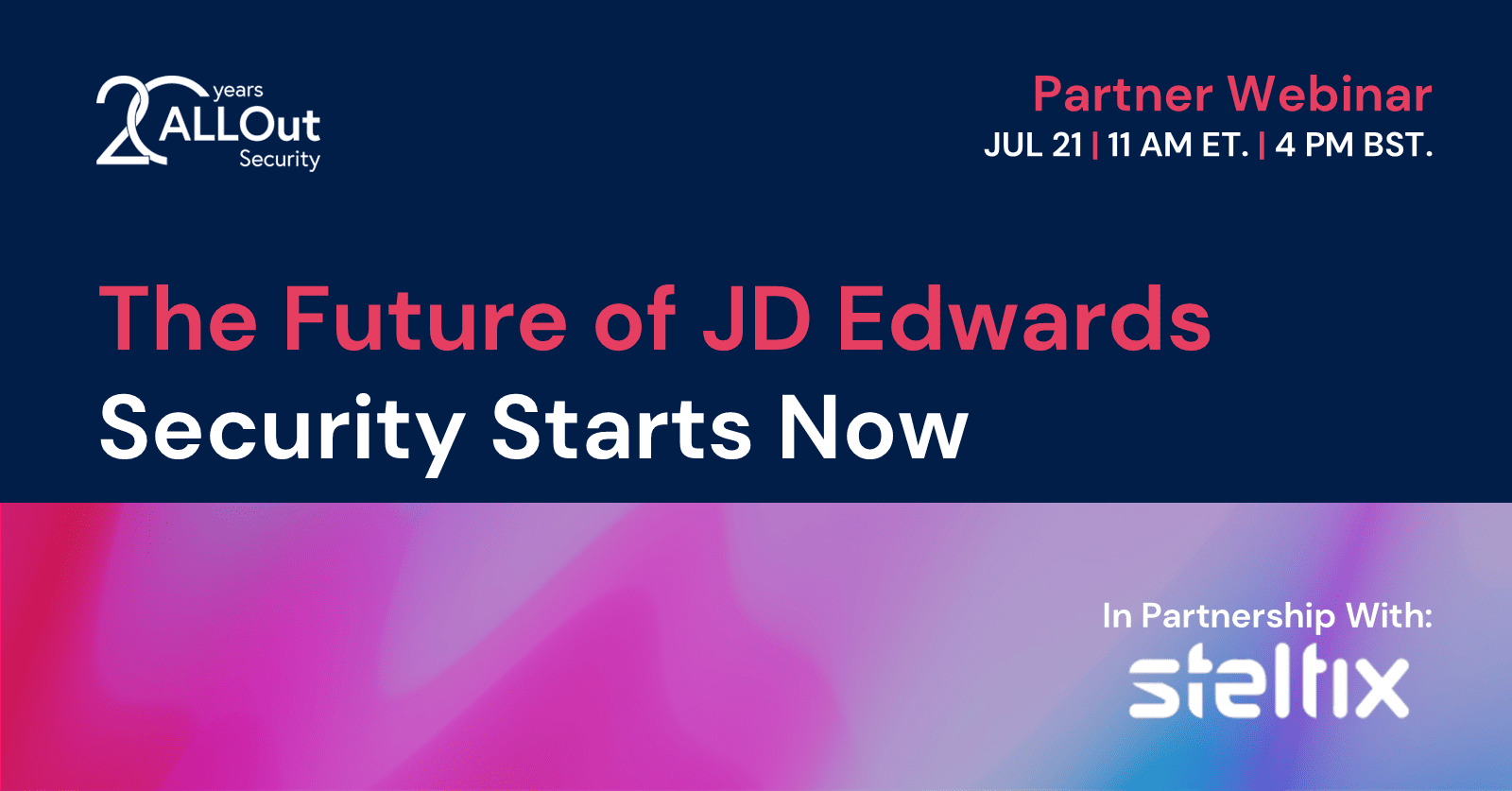 The Future of JDE Security Starts Now